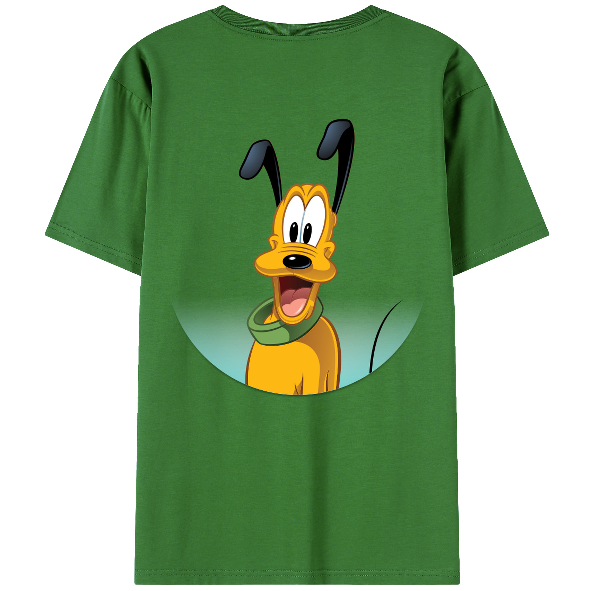 （画像用） ミッキーマウス Mickey Mouse レディース半袖Tシャツ(バックプリント)